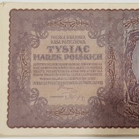 Polonia: 1000 marek 23/08/1919 (Pick#29)