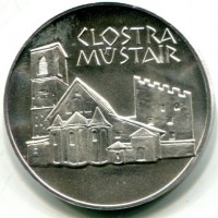 Svizzera: medaglia 1975 "Clostra Mustair", gr. 15,06, diametro 33 cm.