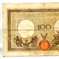 Regno, Vittorio Emanuele III: 100 lire 09/12/1942 "Grande B" (GiganteBI#21A)
