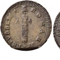 Ancona, Repubblica Romana (1798-1799): 2 baiocchi (Muntoni#24), grammi 18.00