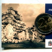 Malta 2016: 2 euro commemorativo "Templi di Gigantia", in coincard