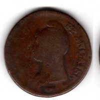 Francia, Direttorio (1795-1799): 1 decime L'AN 
7-A (Gadoury#187)