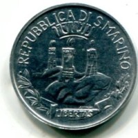 San Marino: 1982, 1 lira 
