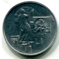 San Marino: 1982, 1 lira 
