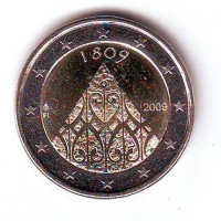 Finlandia 2009: 2 euro commemorativi "200° Anniversario della fine della guerra"