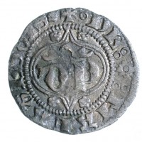 Brescia, Pandolfo Malatesta (1404-1421): quattrino (MIR#120; CNI#22/31), grammi 0,81, mm 15
