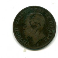 Vittorio Emanuele II (1861-1878): 2 cent. 1861-Na (Gigante#108)
