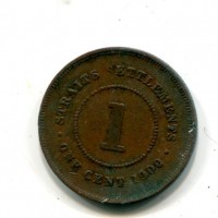 Straits Settlements, Vittoria (1837-1901): 1 cent. 1900 (KM#16)
