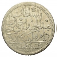 Turchia, Abdul Hamid (1187-1203/1774-1789): 2 zolota= 60 para 1187/3 (OC,27,021#01), grammi 28.70