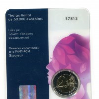 Andorra 2020: 2 euro "Suffragio Universale Femminile"