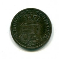 Germania, Oldenburg, Nicola Federico Pietro (1853-1900): 1 groschen 1858-B (KM#194)