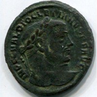Diocleziano (284-305 d.C.): follis "GENIO POPVLI ROMANI" zecca di Tessalonica (RIC,VI#25a)