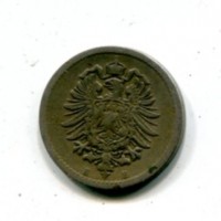 Germania, Guglielmo I (1871-1888): 5 pfennig 1876-H (KM#2)
