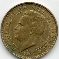 Principato di Monaco, Ranieri III (1949-2005): 10 franchi 1950 (Gadoury#130)