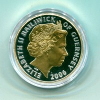 Guernsey, Elisabetta II (1952-2022): 5 pound 2006 (KM#195a)
