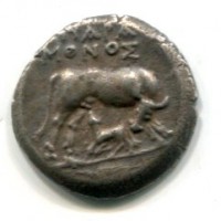 Illiria, Dyrrachium (250-200 a.C.): dracma, magistrati Paranomos e Philodames (HGC,3#40), gr. 3,27
