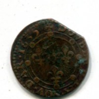 Francia, Charleville, Carlo I Gonzaga (1601-1637): doppio tornese 1635  (CGKL#614), 14° tipo