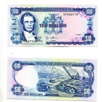 Jamaica: 10 dollari 1994 "G.William Gordon" (Pick#71d)

