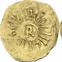 Salerno. Ruggero Borsa (1085-1111): tarì (Bellizia#66; Travaini#85; D'Andrea-Contreras#30); grammi 0.73, 18.4 mm