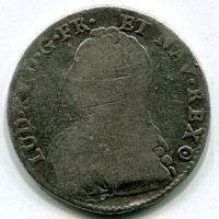 Francia, Luigi XIV (1643-1715): 1/2 scudo 1729-E (Gadoury#313), zecchiere: F. Rolland