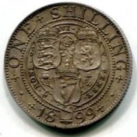 Gran Bretagna, Vittoria (1837-1901): 1 scellino 1899 (Spink#3940)
