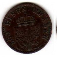 Germania, Guglielmo I (1871-1888): 1 pfennig 1871-B (KM#480)
