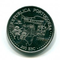 Portogallo, Repubblica (dal 1910): 200 escudos 1999 " Nativi Brasiliani" (KM#718)
