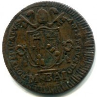 Roma, Pio VII (1800-1823): 1/2 baiocco 1802 (Gigante#62a)
