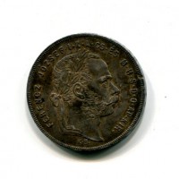 Ungheria, Francesco Giuseppe (1848-1916): 1 fiorino 1878-KB (KM#453.1)