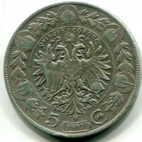 Austria, Francesco Giuseppe (1848-1916): 5 corone 1907 (KM#2807)

