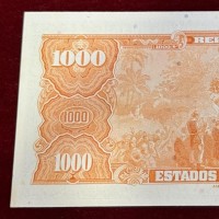 Brasile: 1 cruzeiro nuovo su 1000 cruzeiros (1966-1967) "P. Alvares Cabral" (Pick#187s)