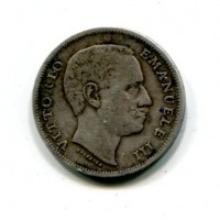 Vittorio Emanuele III (1900-1943): 1 lira 1902 "Aquila Sabauda" (Gigante#128)
