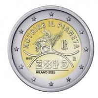 Italia 2015: 2 euro commemorativo "EXPO"