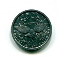 Nuova Caledonia: 50 centimes 1949 (KM#1)