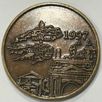 Varese, Principato di Santa Maria del Monte: 1997, gettone da 2 soldi