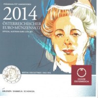 Austria 2014: serie euro in confezione originale zecca