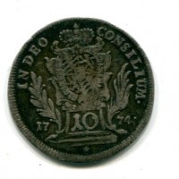 Austria, Maria Teresa (1765-1780): 10 kreuzer 1774 a nome di Giuseppe II (KM#2023)