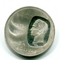 Venezuela: 10 bolivares 1973 "Simon Bolivar" (KM#45)