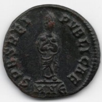 Fausta (307-326 d.C.): follis "SPES REIPVBLICAE" zecca di Nicomedia (RIC,VII#131)