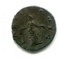 Gallieno (253-268 d.C): antoniniano "LAETITIA AVG" (RIC#498), gr. 2,64
