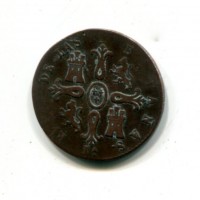 Spagna, Isabella II (1833-1868): 8 maravedis 1846-JA