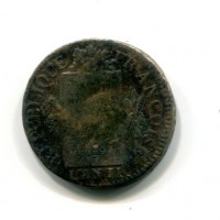 Francia, Convention (1792-1795): sol "à La Balance" AN II 1793-BB (Gadoury#19)
