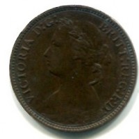 Gran Bretagna, Vittoria (1837-1901): farthing 1875 (Spink#3958)
