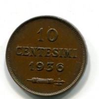 San Marino: 1936, 10 cent. (Gigante#34)