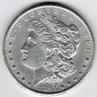 USA: 1 dollaro 1891-S "Morgan"
