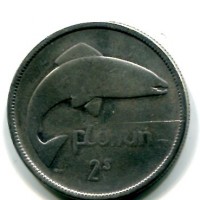 Irlanda: 1 fiorino 1928 "Salmone" (KM#7)
