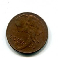 Somalia, Afis: 1 cent. 1950 (Gigante#5)
