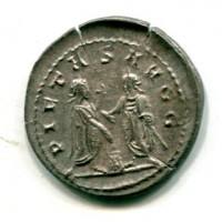 Gallieno (253-268 d.C.): antoniniano "PIETAS AVGG" 3,55g (RIC V #447)