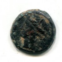 Siculo Puniche (300-250 a.C.): AES, "O" nel campo del R a destra (Mont.#5565), gr. 4,5
