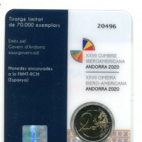 Andorra 2020: 2 euro "Vertice Iberoamericano"